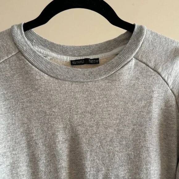 Zara Collection Long Grey Sweater Dress - Picture 5 of 6